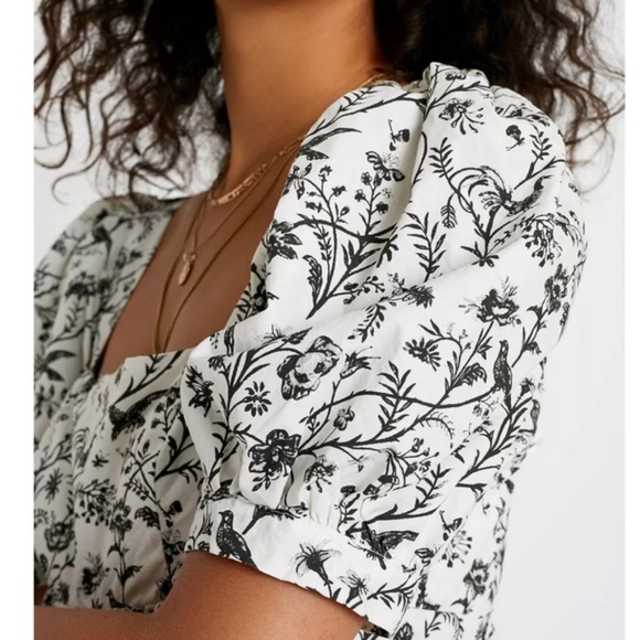 Laura Ashley Urban Outfitters Penelope Cherub Babydoll Mini Dress - Picture 3 of 9